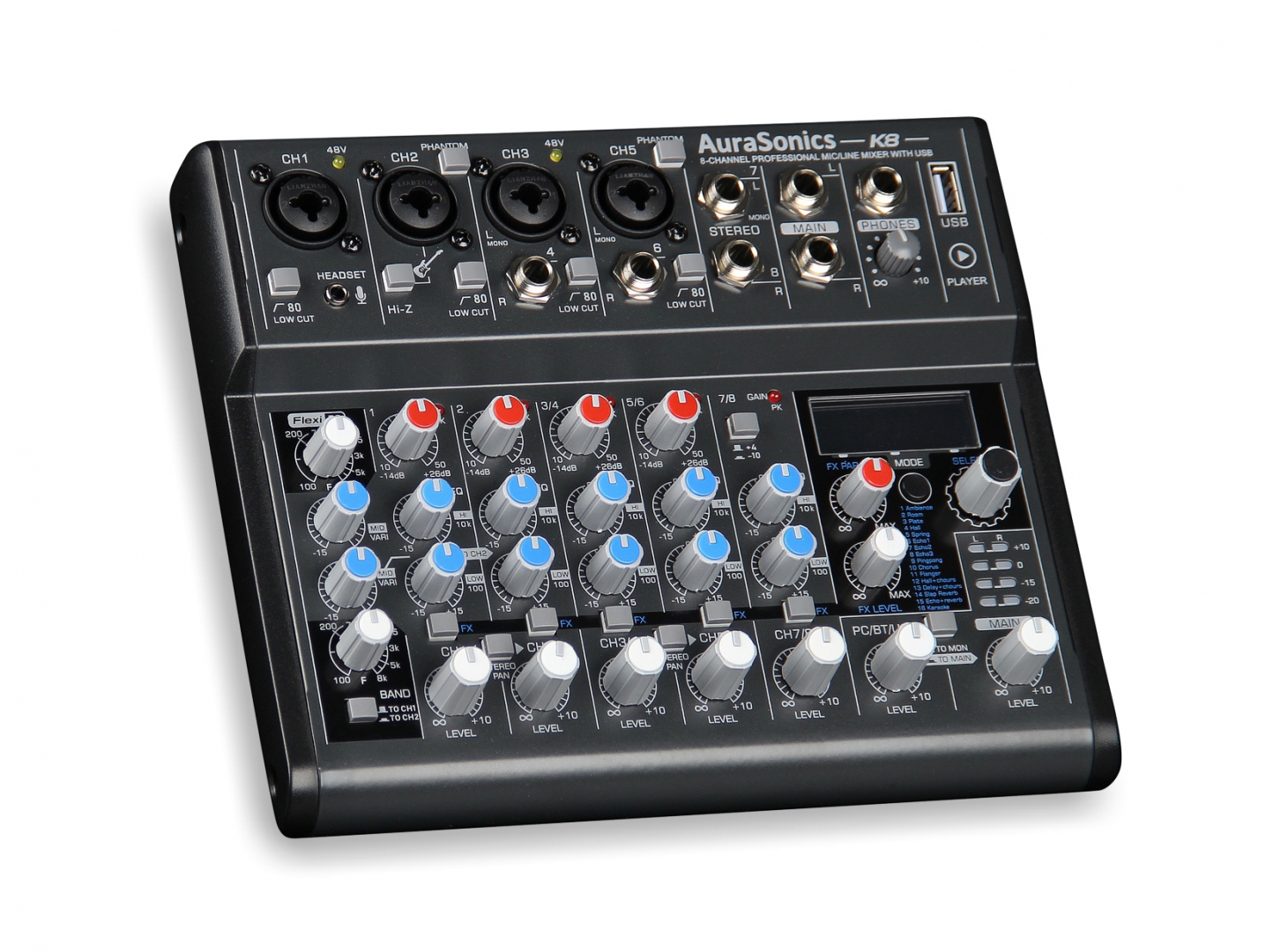 AuraSonics K8 компактный микшерный пульт в Ставропольском крае
