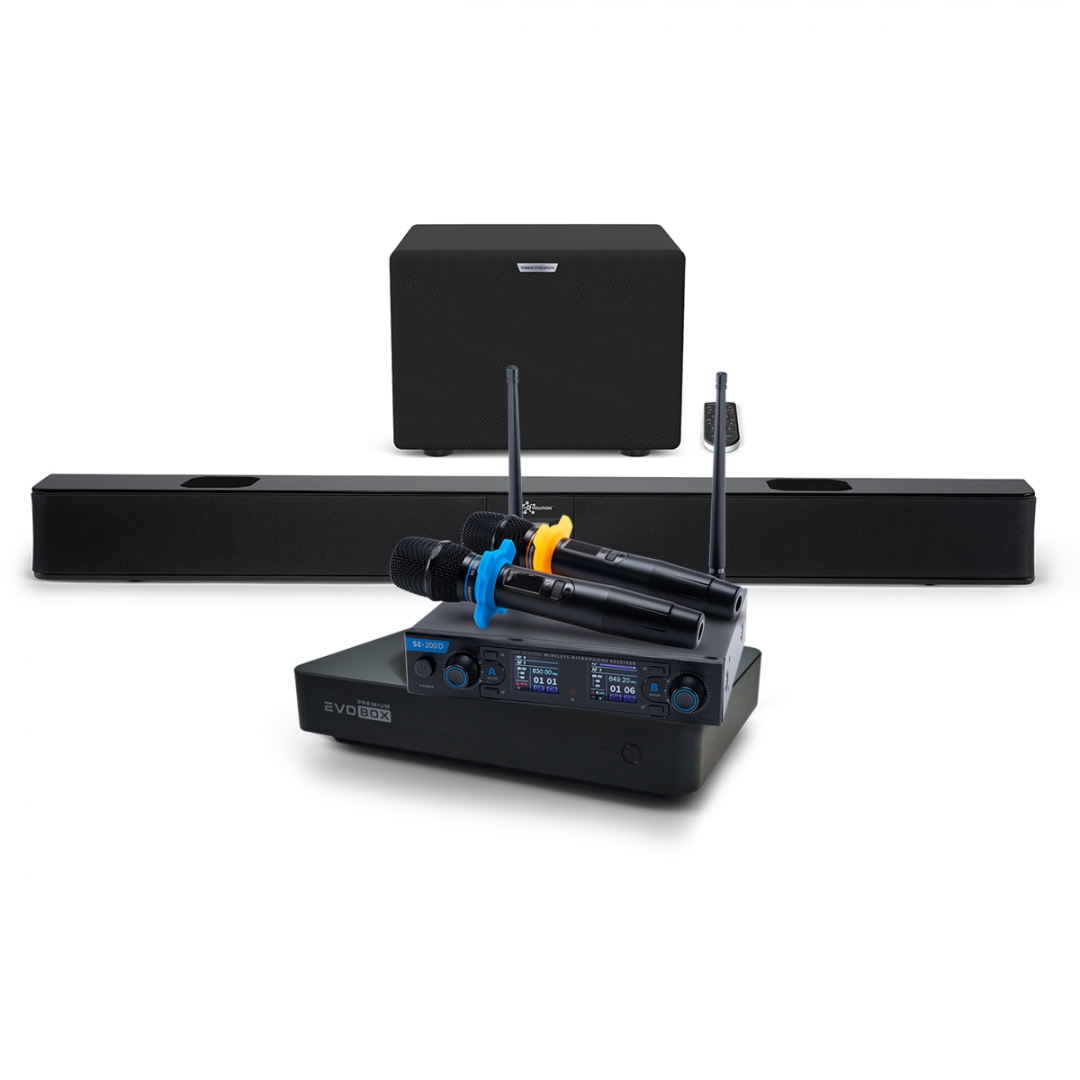 Hi-End караоке-система EVOBOX Premium + EvoSoundBar (саундбар с караоке) в Ставропольском крае