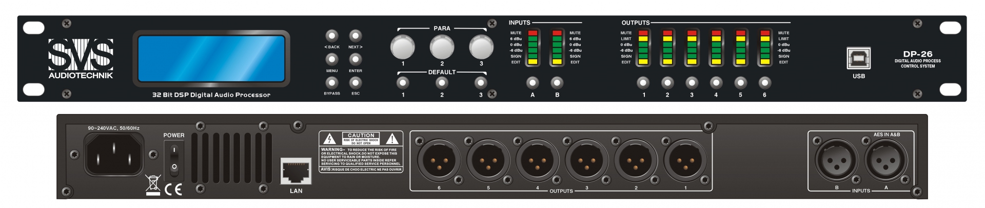 SVS Audiotechnik DP-26 Цифровой процессор: 2 входа 6 выходов в Ставропольском крае