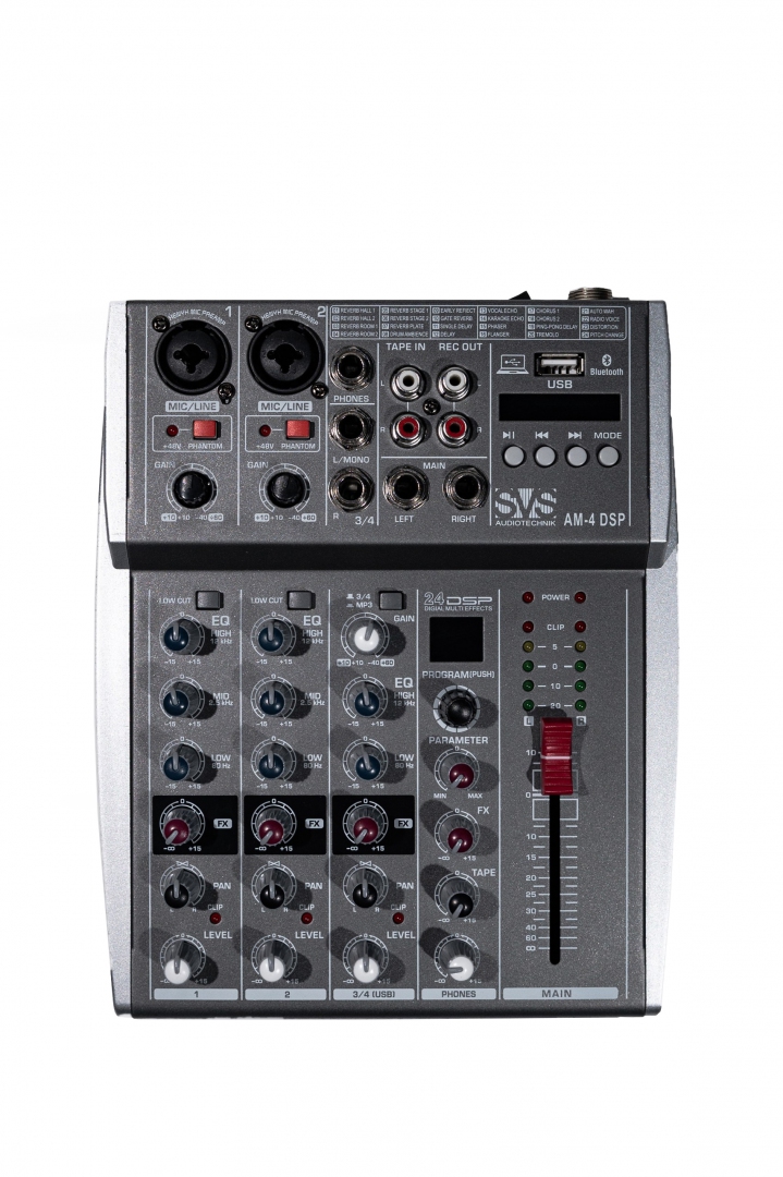 SVS Audiotechnik mixers AM-4 DSP Аналоговый микшерный пульт, 4-канала в Ставропольском крае