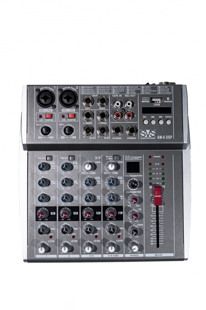 SVS Audiotechnik mixers AM-6 DSP Микшерный пульт аналоговый, 6-канальный SVS Audiotechnik mixers в Ставропольском крае